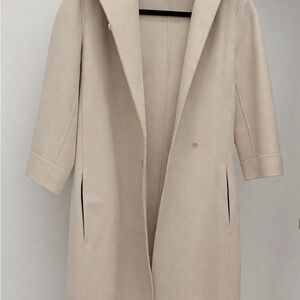 MaxMara Messi Virgin Wool Coat with a hoodie (belt not available)
